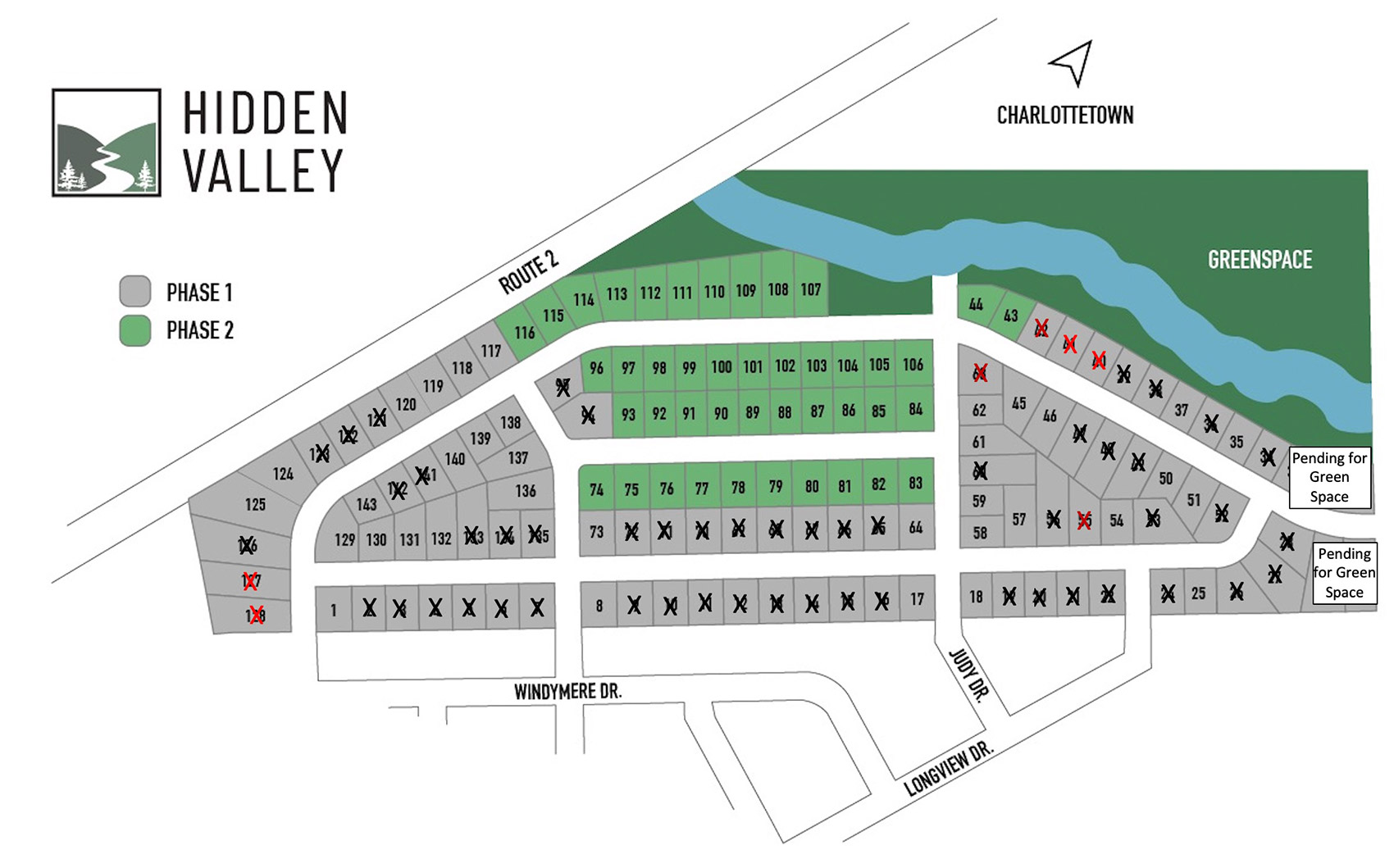 Hidden Valley Charlottetown development lots available